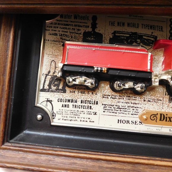 Vintage Intercraft Industries COLUMBIA and DIXIE BELLE Trains Wall Plaques - Picture 6 of 13